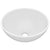 Luxury Bathroom Basin Round Matt White 32.5x14 cm Ceramic