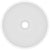 Luxury Bathroom Basin Round Matt White 32.5x14 cm Ceramic