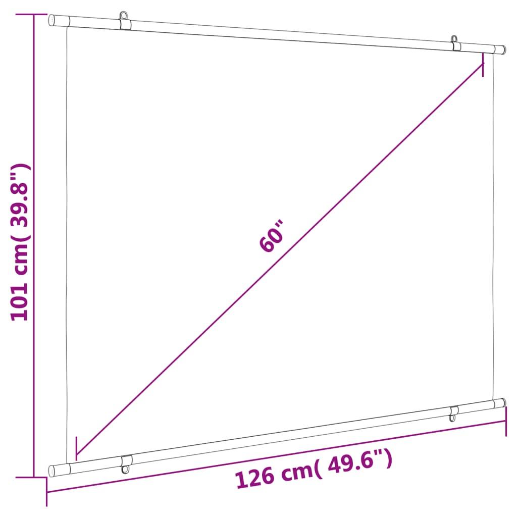 Projection Screen 152.4 cm 4:3