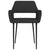 Dining Chairs 2 pcs Black Fabric