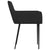 Dining Chairs 2 pcs Black Fabric