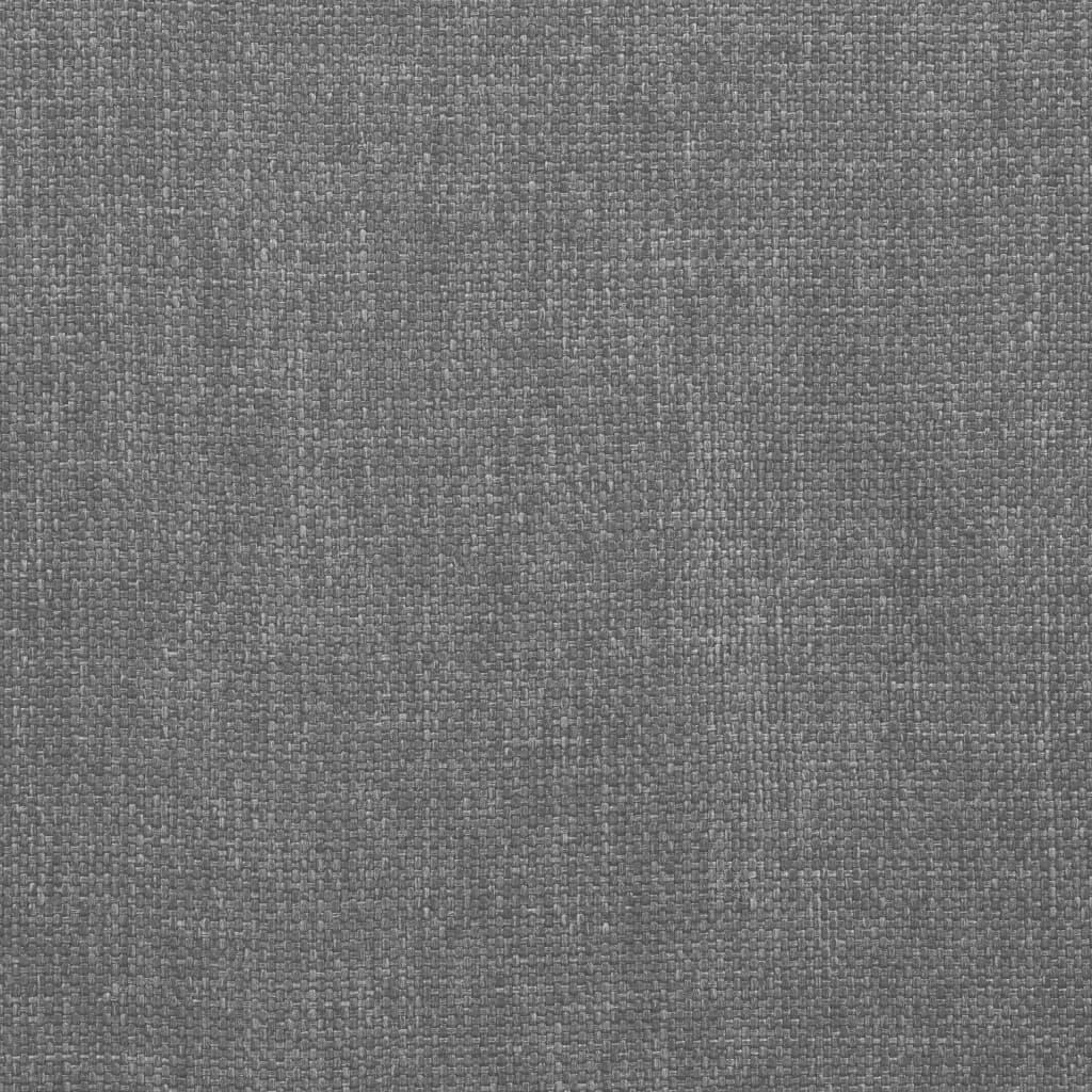 Dining Chairs 2 pcs Light Grey Fabric