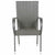 Stackable Outdoor Chairs 4 pcs Grey Poly Rattan