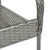 Stackable Outdoor Chairs 4 pcs Grey Poly Rattan