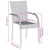 Stackable Outdoor Chairs 4 pcs Grey Poly Rattan
