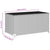 Garden Storage Box Light Grey 120x65x115 cm Poly Rattan