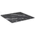 Table Top Black 30x30 cm 6 mm Tempered Glass with Marble Design