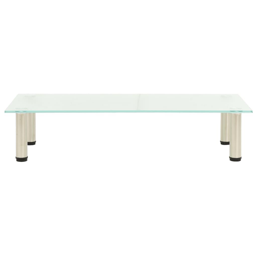 TV Stand Frosted 80x35x17 cm Tempered Glass