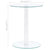Coffee Table Transparent 40 cm Tempered Glass