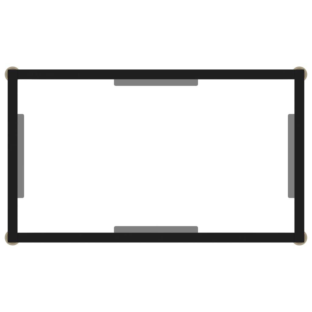 Console Table Transparent 60x35x75 cm Tempered Glass