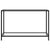 Console Table Transparent 120x35x75 cm Tempered Glass