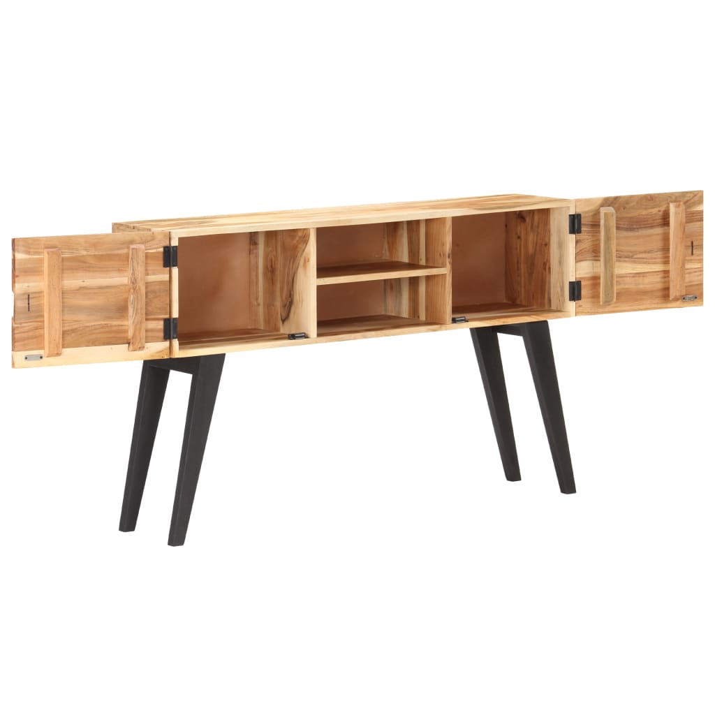 Sideboard 120x30x75 cm Solid Acacia Wood