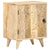 Carved Bedside Cabinet 40x30x50 cm Solid Mango Wood
