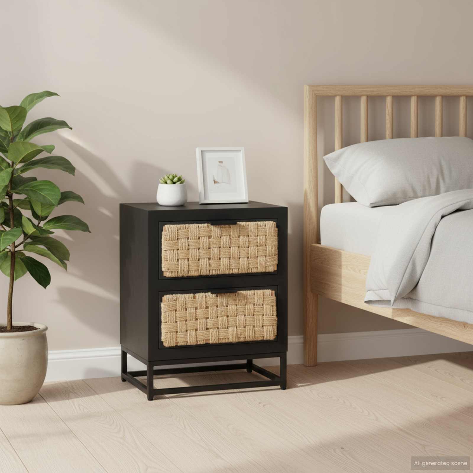 Bedside Cabinet 40x30x50 cm Solid Mango Wood