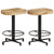 Bar Stools 2 pcs 52 cm Solid Mango Wood