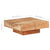 Coffee Table 80x80x28 cm Solid Acacia Wood