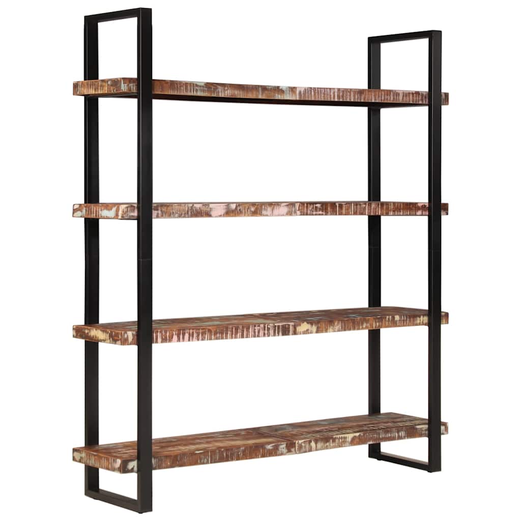 4-Tier Bookcase 160x40x180 cm Solid Reclaimed Wood
