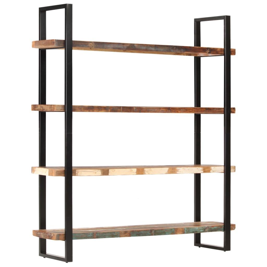 4-Tier Bookcase 160x40x180 cm Solid Reclaimed Wood