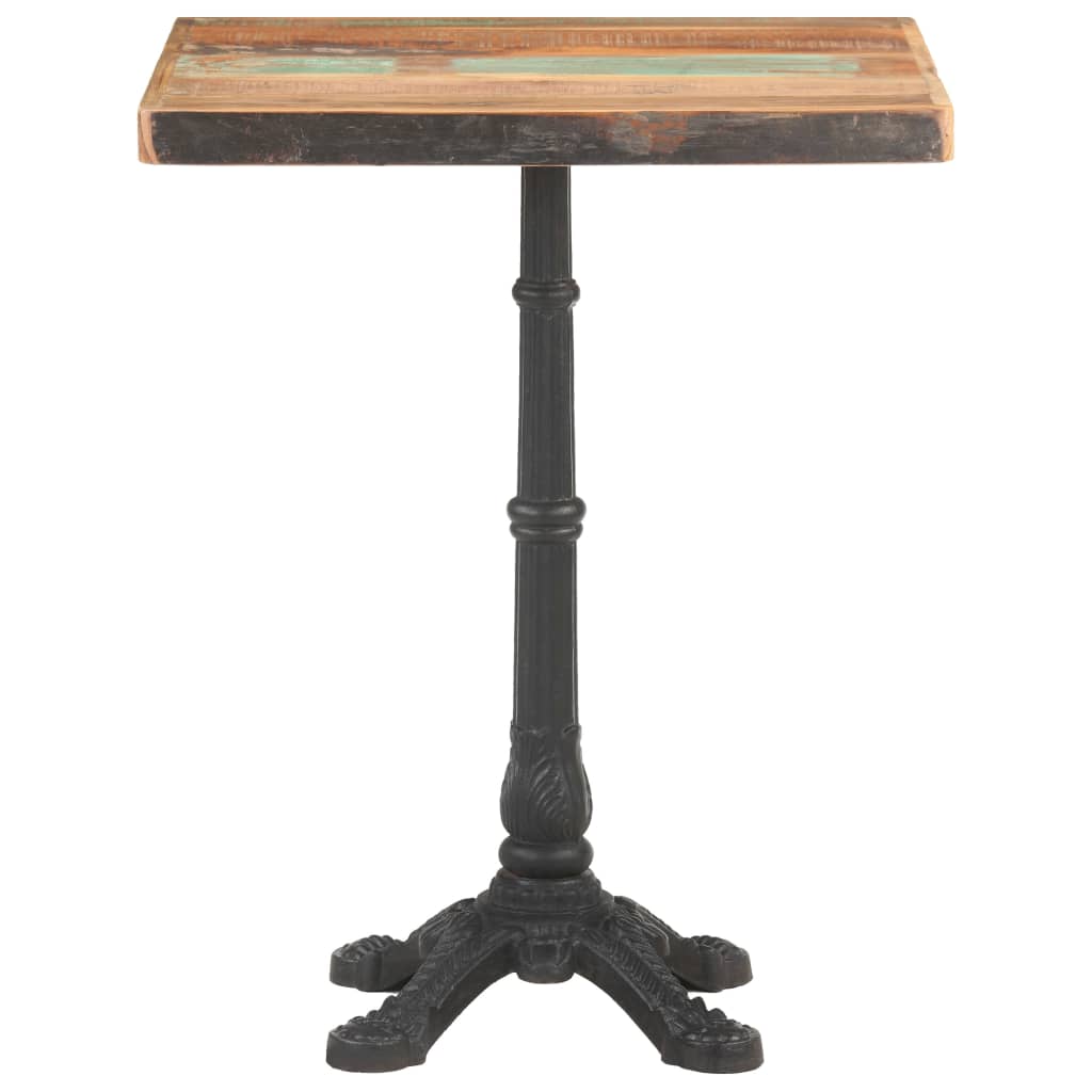 Bistro Table 60x60x76 cm Solid Reclaimed Wood