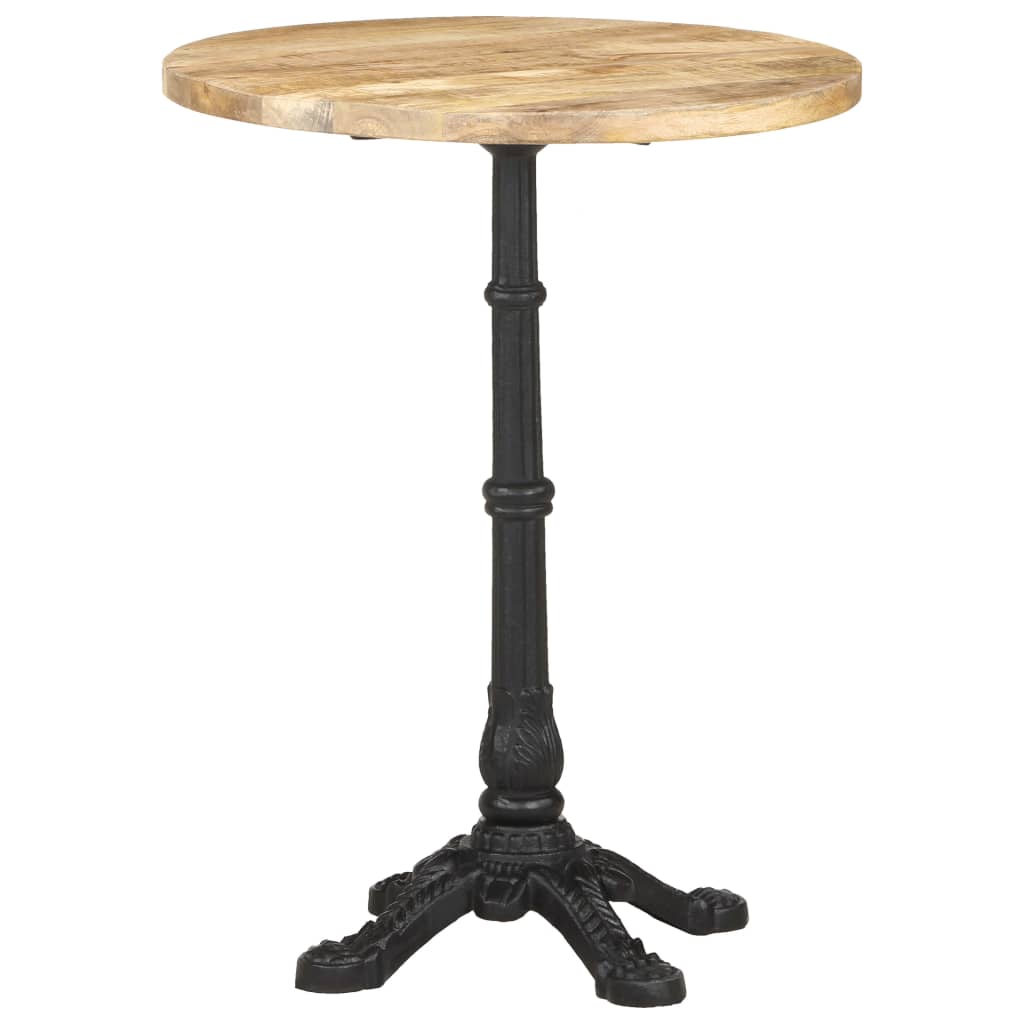 Bistro Table Ø60x76 cm Rough Mango Wood