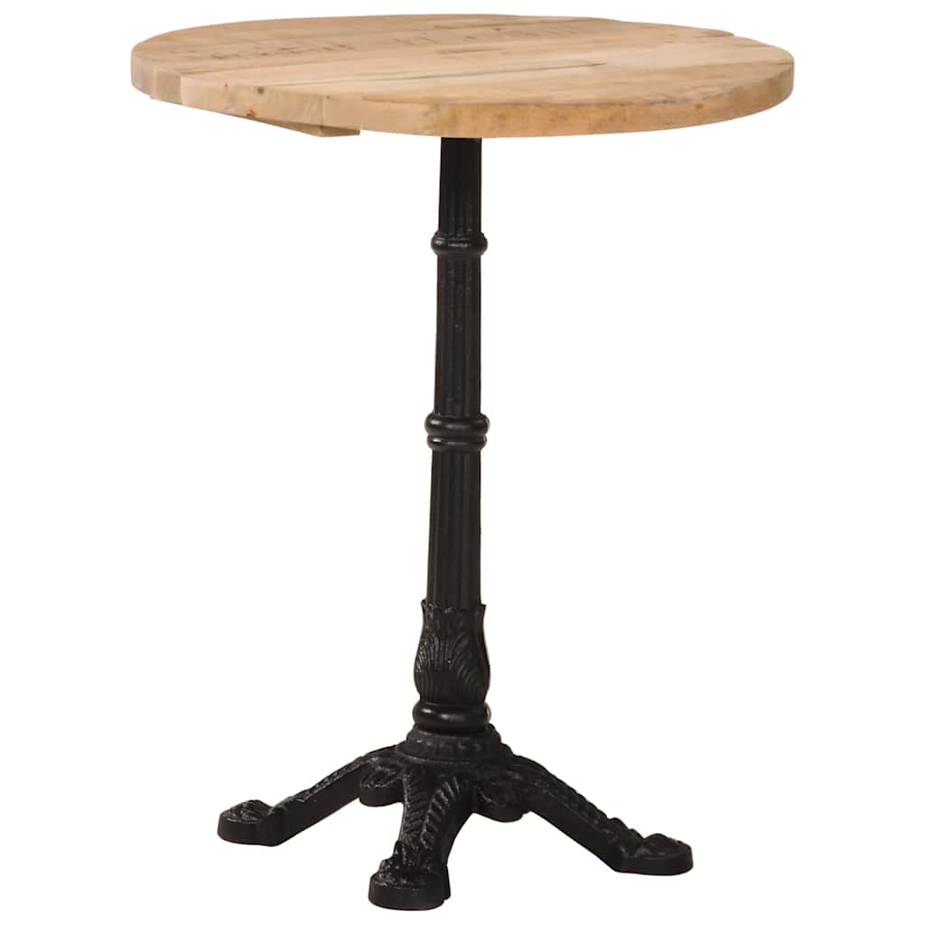 Bistro Table Ø60x76 cm Rough Mango Wood