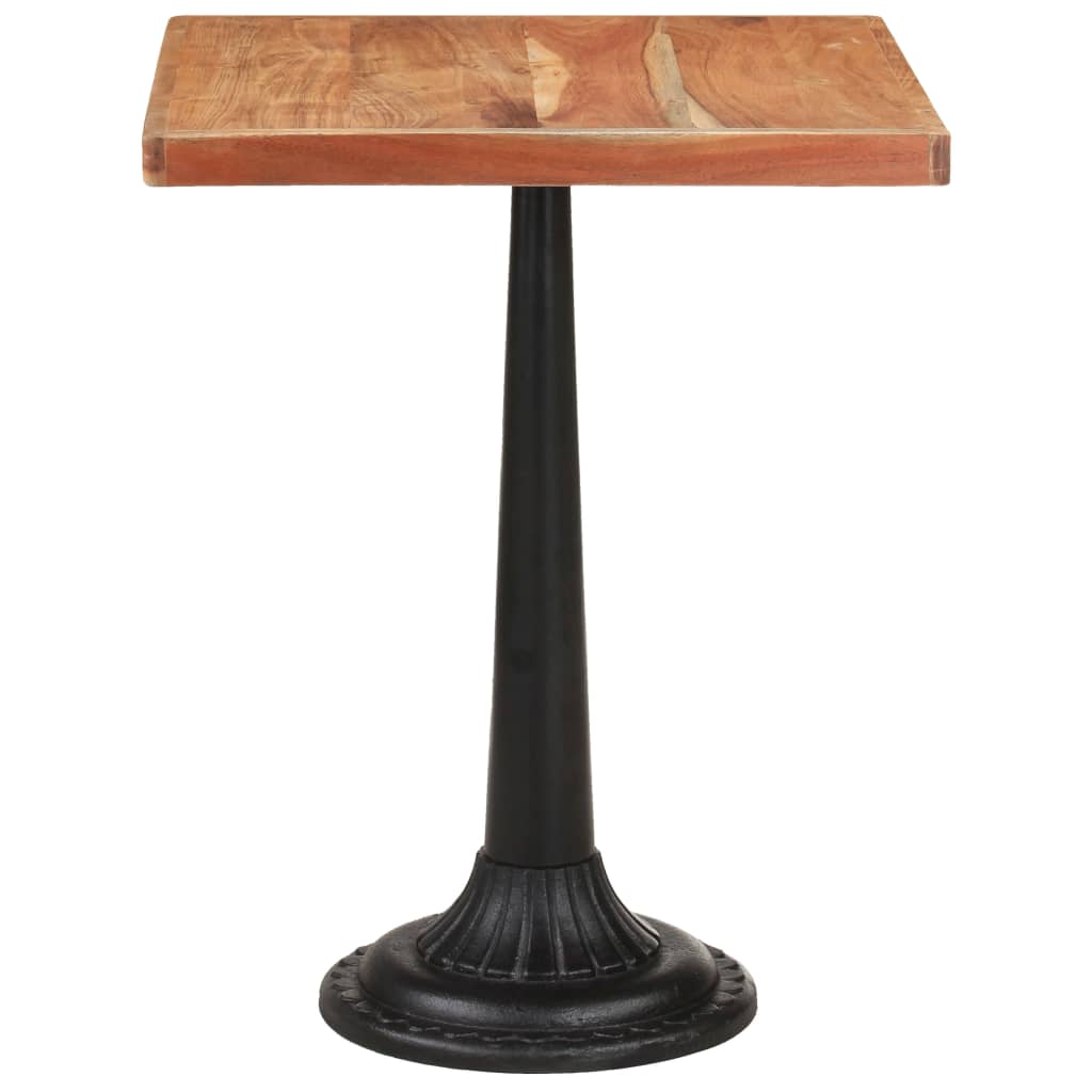 Bistro Table 60x60x76 cm Solid Acacia Wood