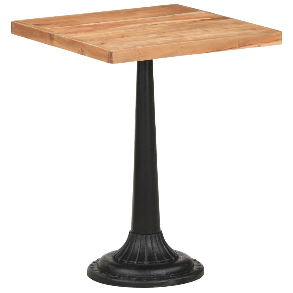 Bistro Table 60x60x76 cm Solid Acacia Wood