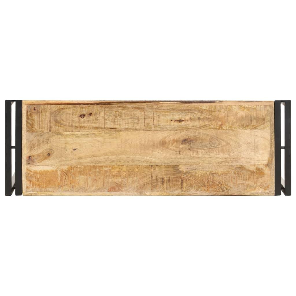 Console Table 90x30x75 cm Rough Mango Wood