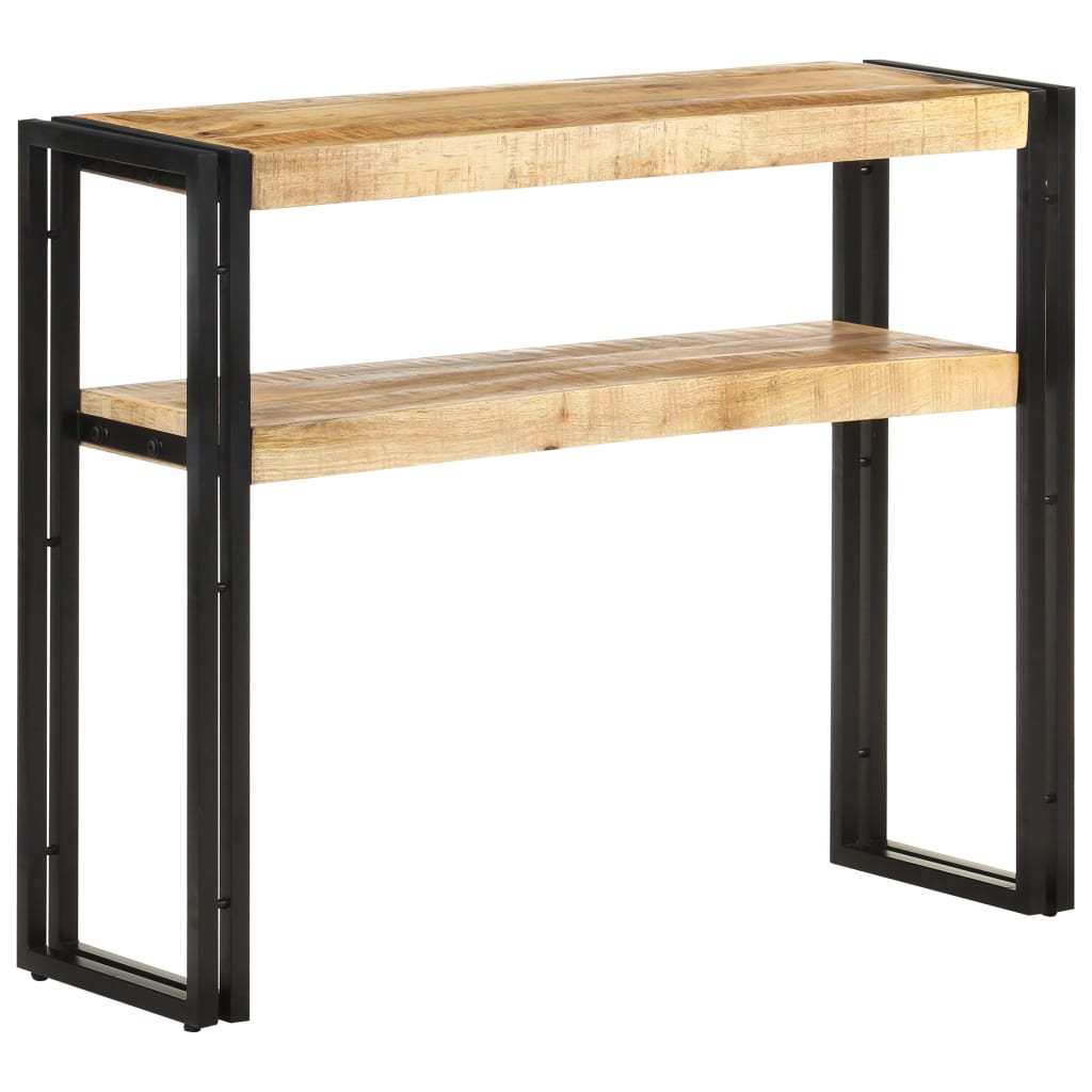 Console Table 90x30x75 cm Rough Mango Wood