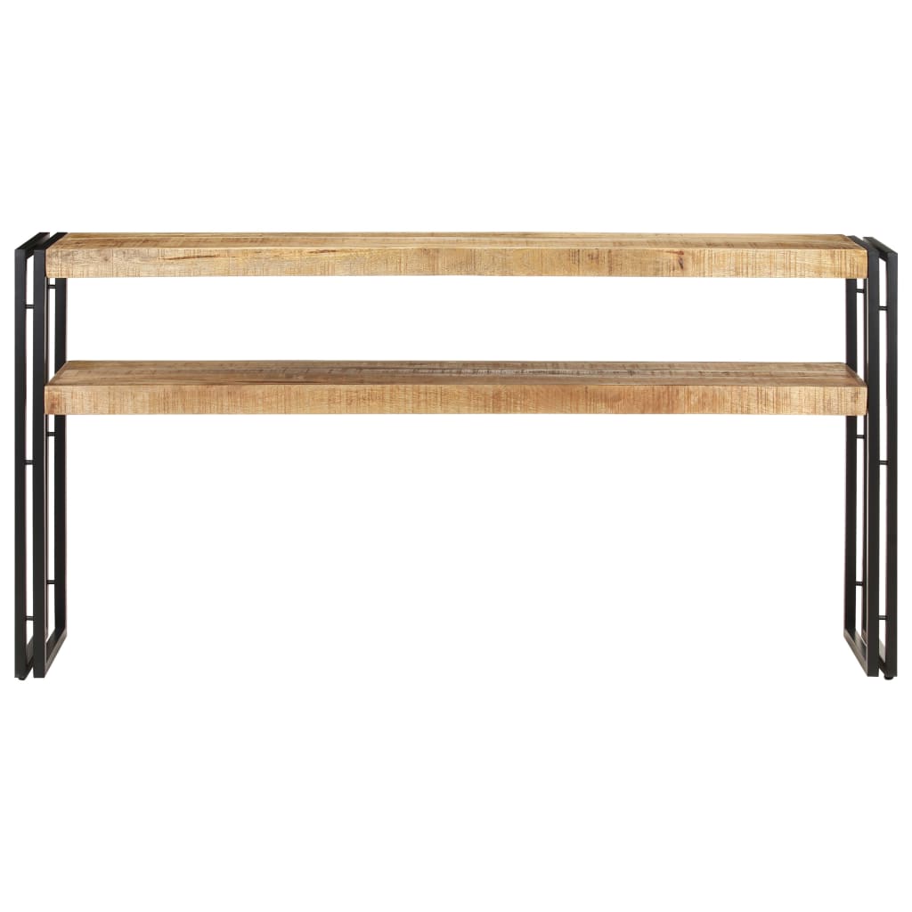 Console Table 150x30x75 cm Rough Mango Wood