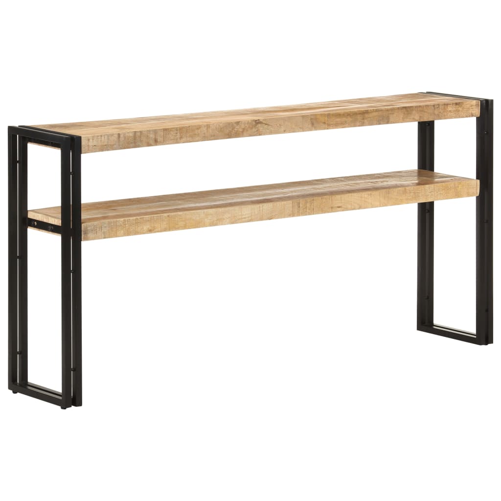 Console Table 150x30x75 cm Rough Mango Wood