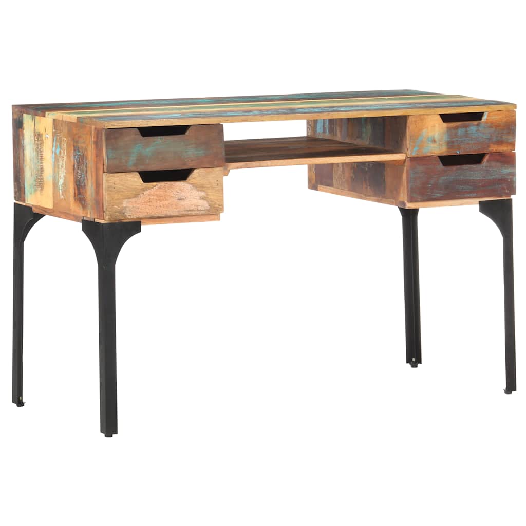 Desk 118x48x75 cm Solid Reclaimed Wood