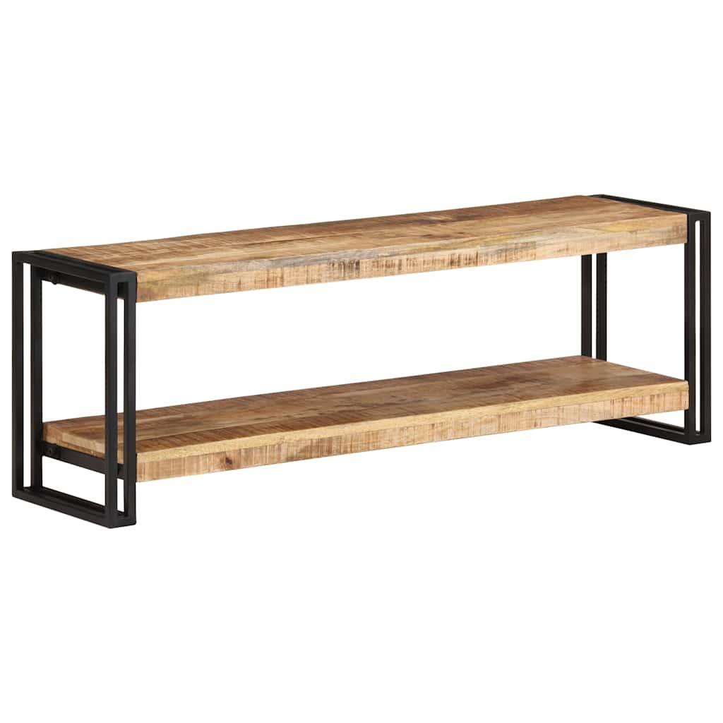 TV Cabinet 120x30x40 cm Rough Mango Wood