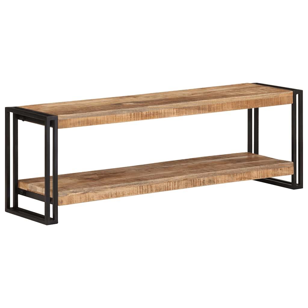 TV Cabinet 120x30x40 cm Rough Mango Wood