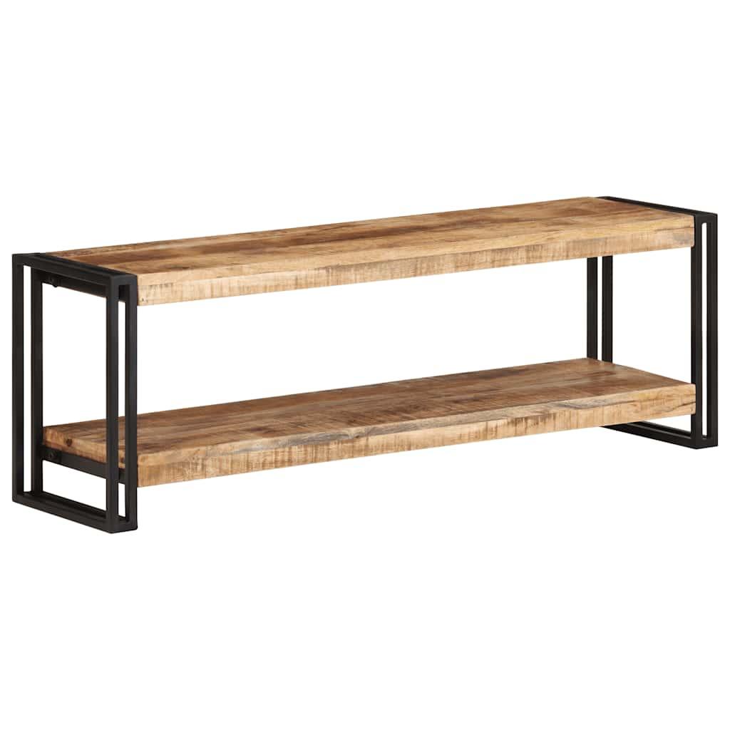TV Cabinet 120x30x40 cm Rough Mango Wood