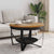 Coffee Table Ø68x43 cm Solid Reclaimed Wood