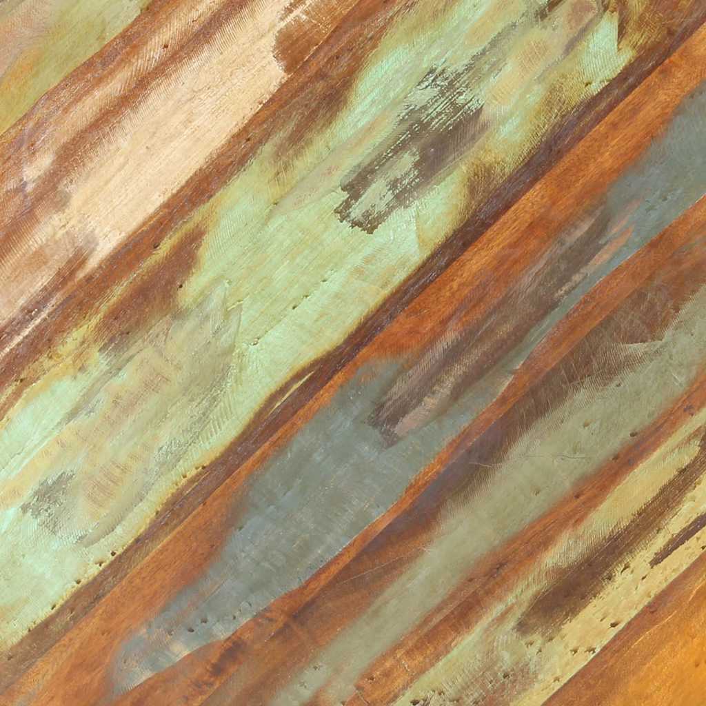 Coffee Table Ø68x43 cm Solid Reclaimed Wood