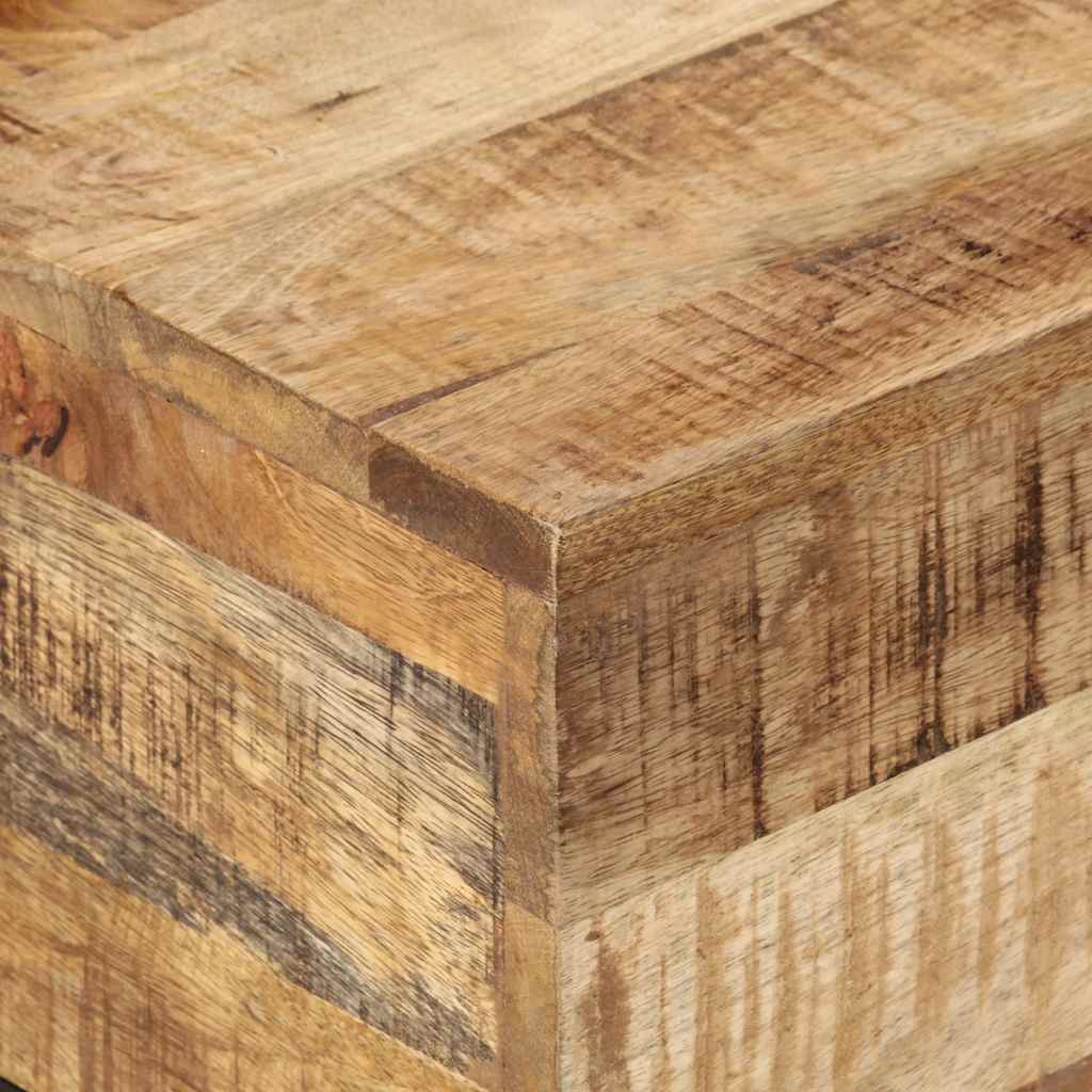 Coffee Table 68x68x41 cm Rough Mango Wood