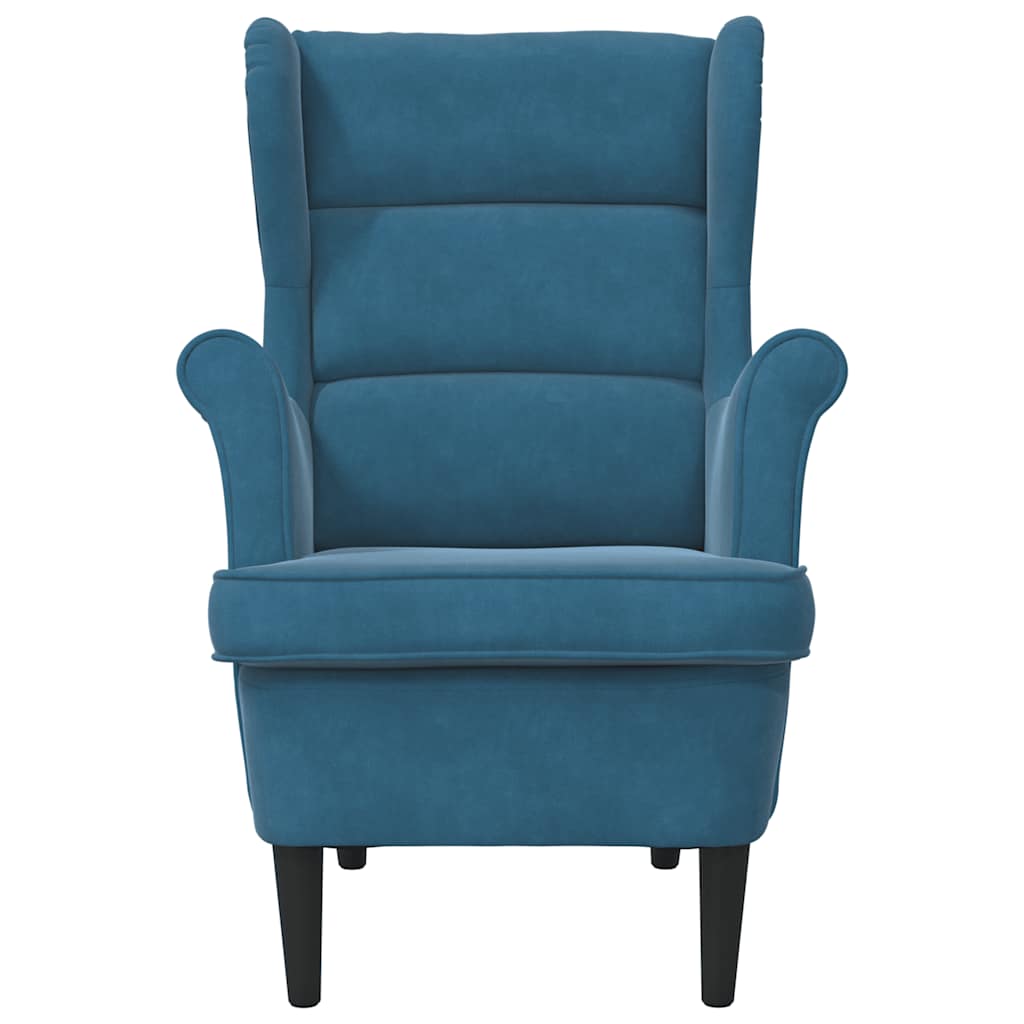 Armchair Blue Velvet