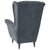 Armchair Dark Grey Velvet