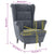 Armchair Dark Grey Velvet