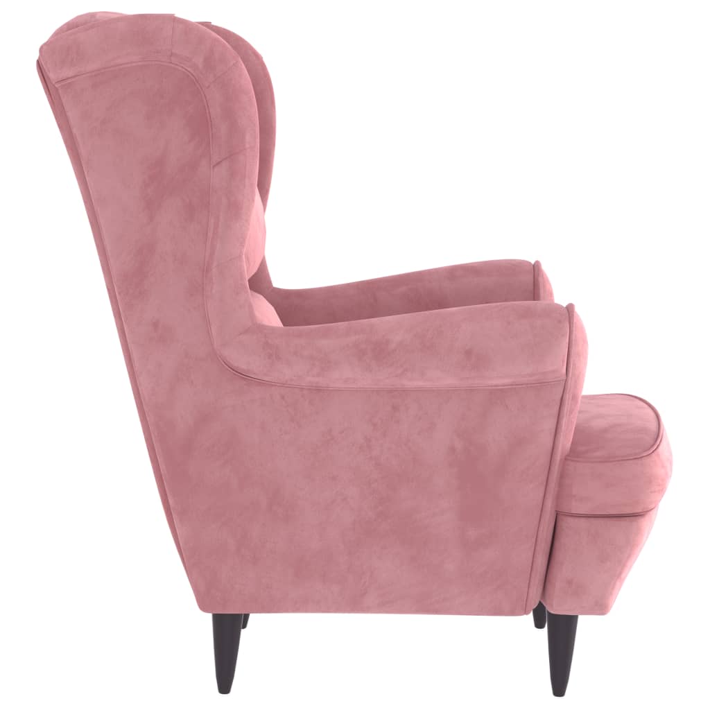 Armchair Pink Velvet