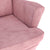 Armchair Pink Velvet