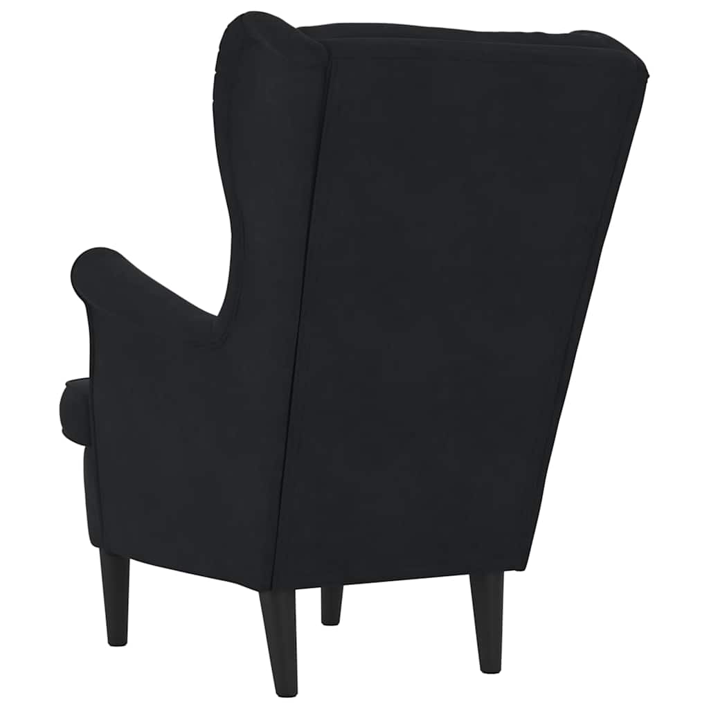 Armchair Black Velvet