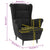 Armchair Black Velvet