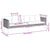 3-Seater Garden Sofa with Cushions Poly Rattan Black