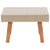 Garden Coffee Table Poly Rattan Beige
