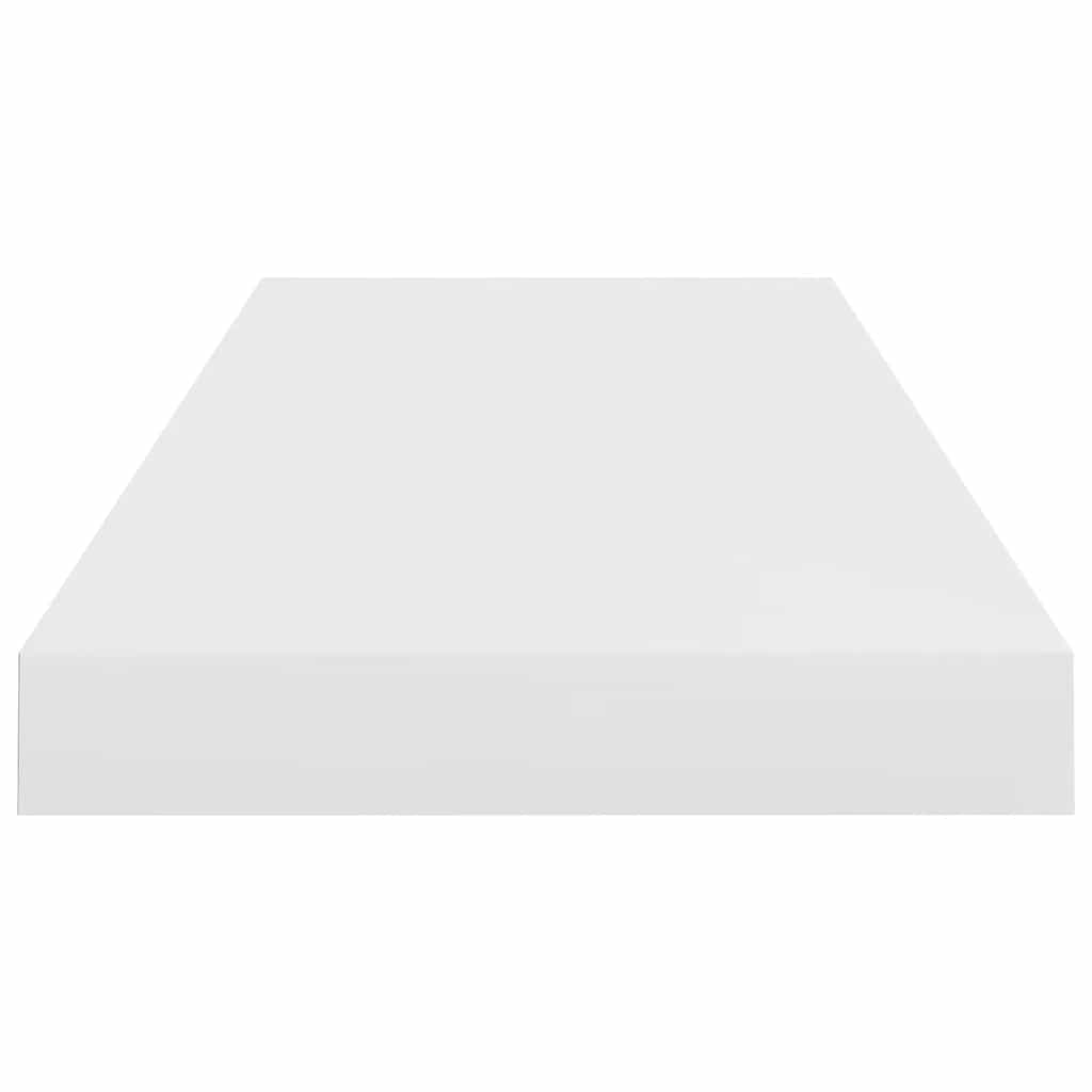 Floating Wall Shelf High Gloss White 60x23.5x3.8 cm MDF