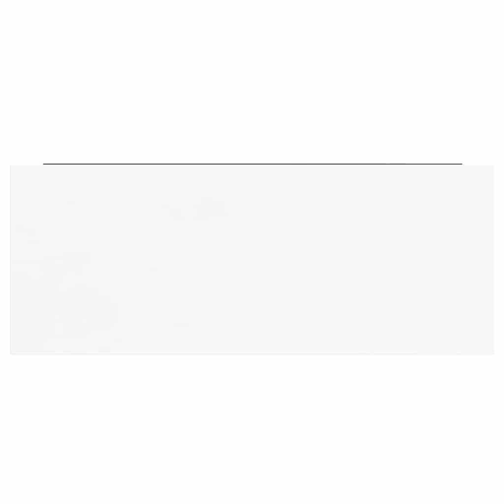 Floating Wall Shelf High Gloss White 60x23.5x3.8 cm MDF