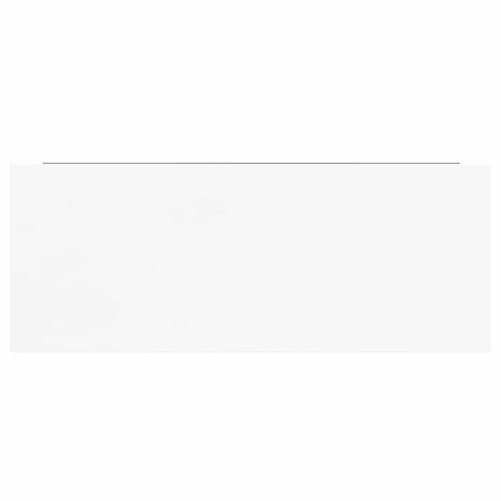 Floating Wall Shelves 4 pcs High Gloss White 60x23.5x3.8 cm MDF